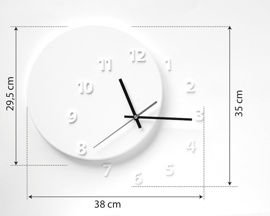 wall clock OUT OF TIME - light4dark