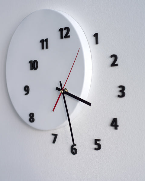 wall clock OUT OF TIME - light4dark
