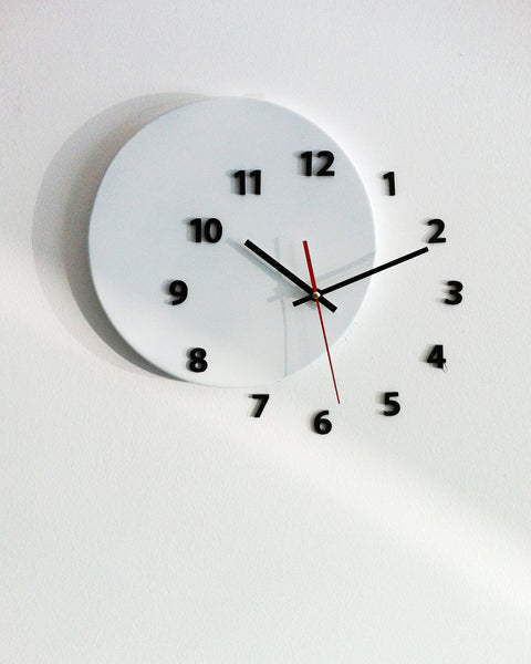 wall clock OUT OF TIME - light4dark